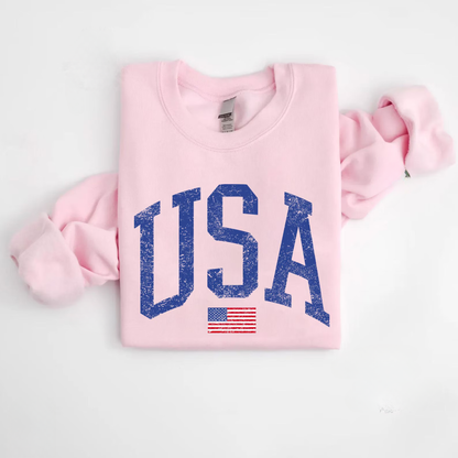 Vintage USA Flag Sweatshirt
