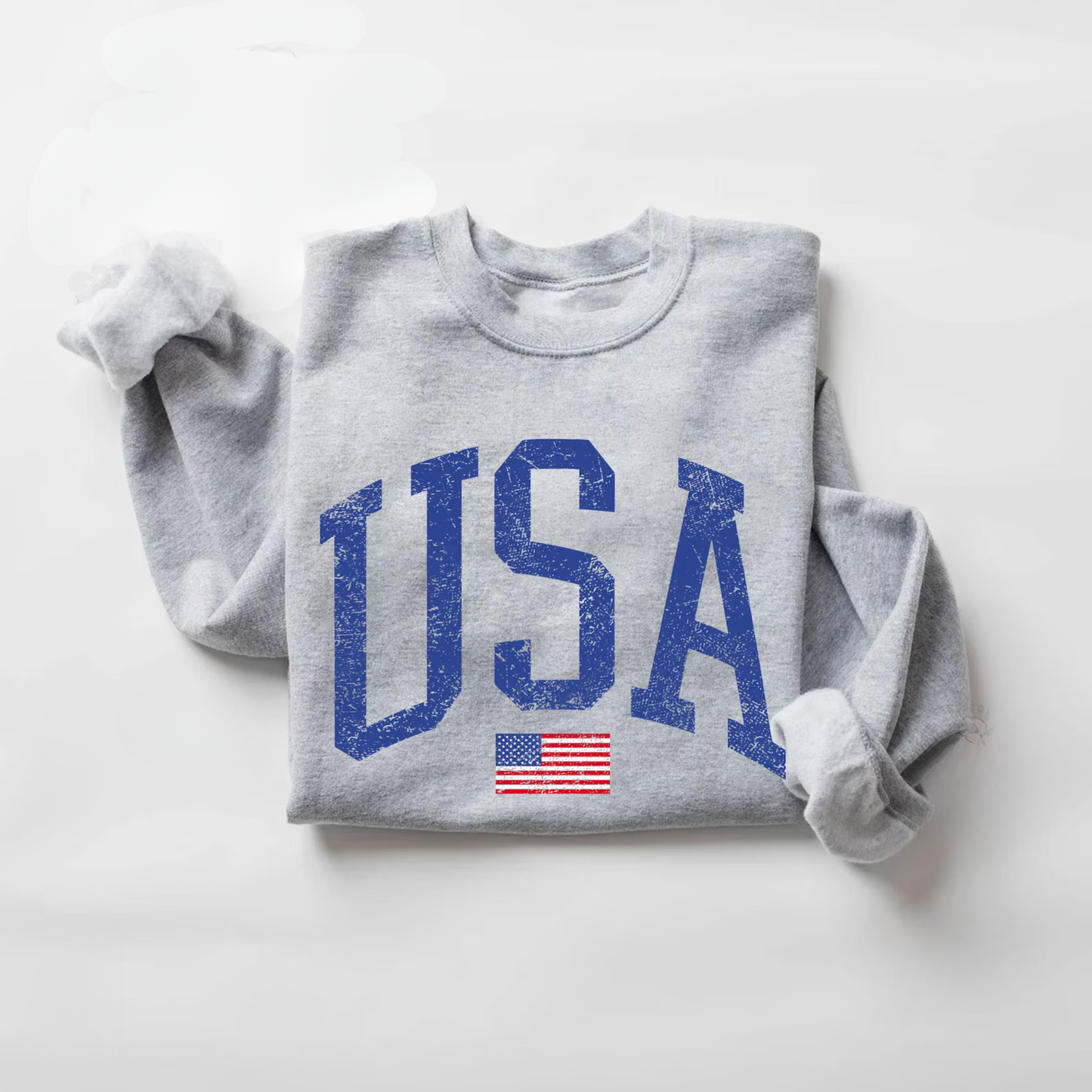 Vintage USA Flag Sweatshirt