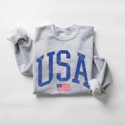 Vintage USA Flag Sweatshirt