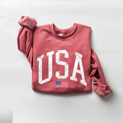 Vintage USA Flag Sweatshirt