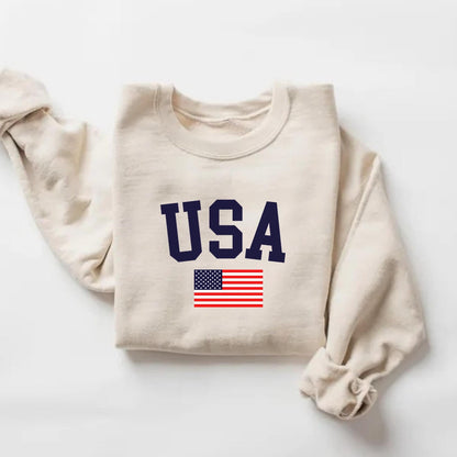 USA Flag Sweatshirt