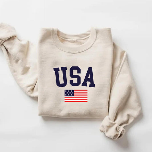 USA Flag Sweatshirt