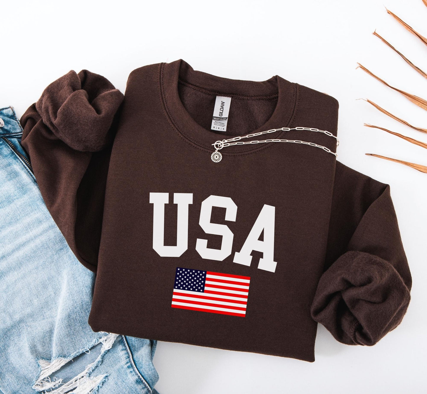 USA Flag Sweatshirt