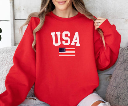 USA Flag Sweatshirt
