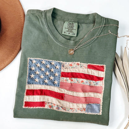 Patchwork USA Shirt