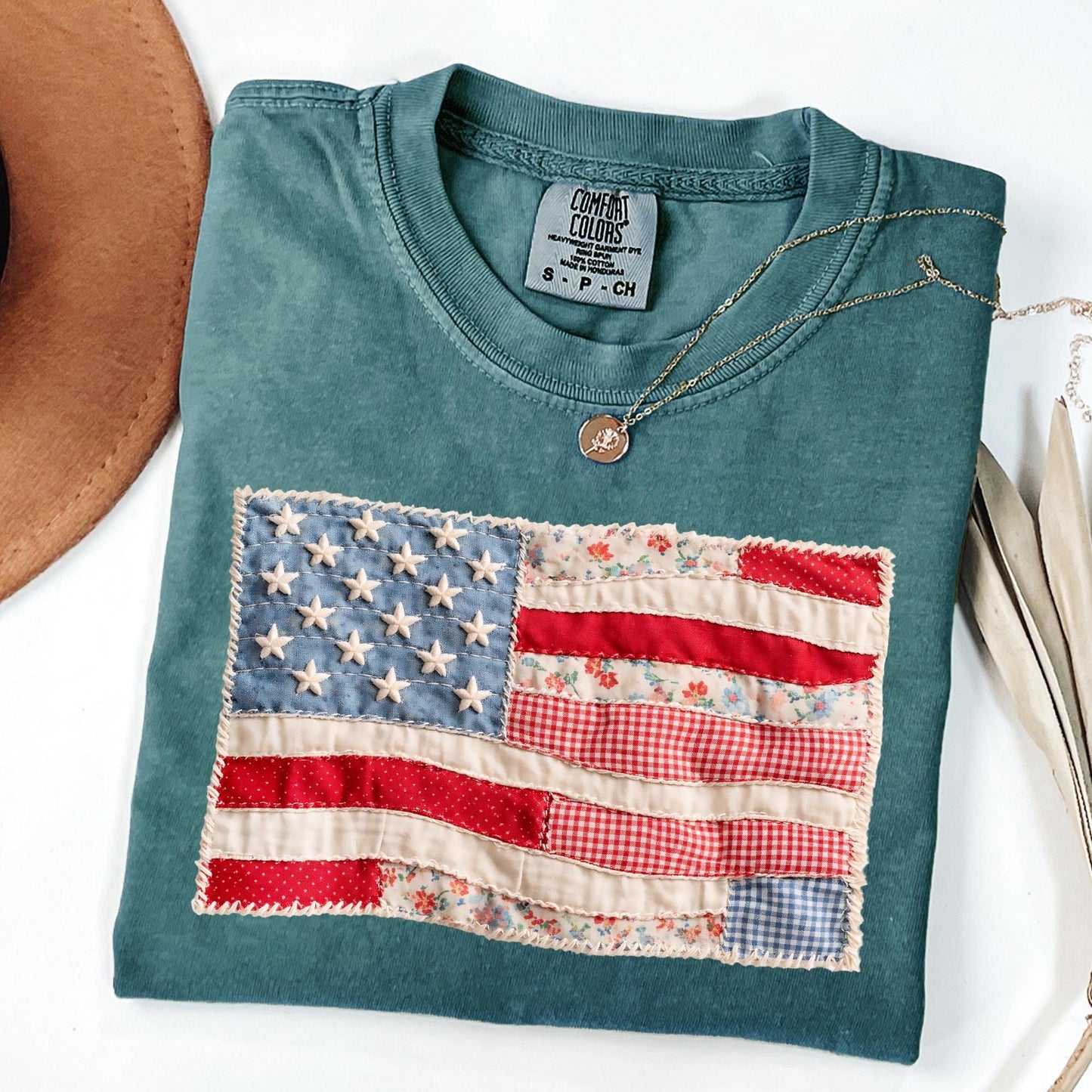 Patchwork USA Shirt