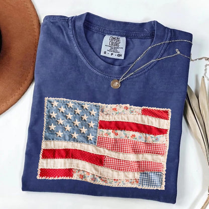 Patchwork USA Shirt