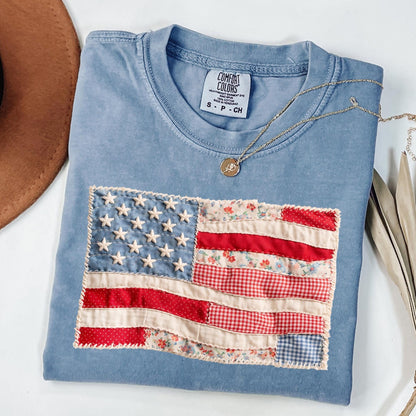 Patchwork USA Shirt