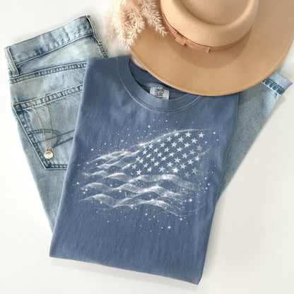 American Flag Graphic Tee