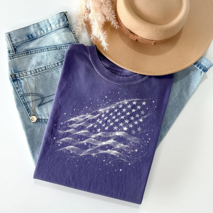 American Flag Graphic Tee