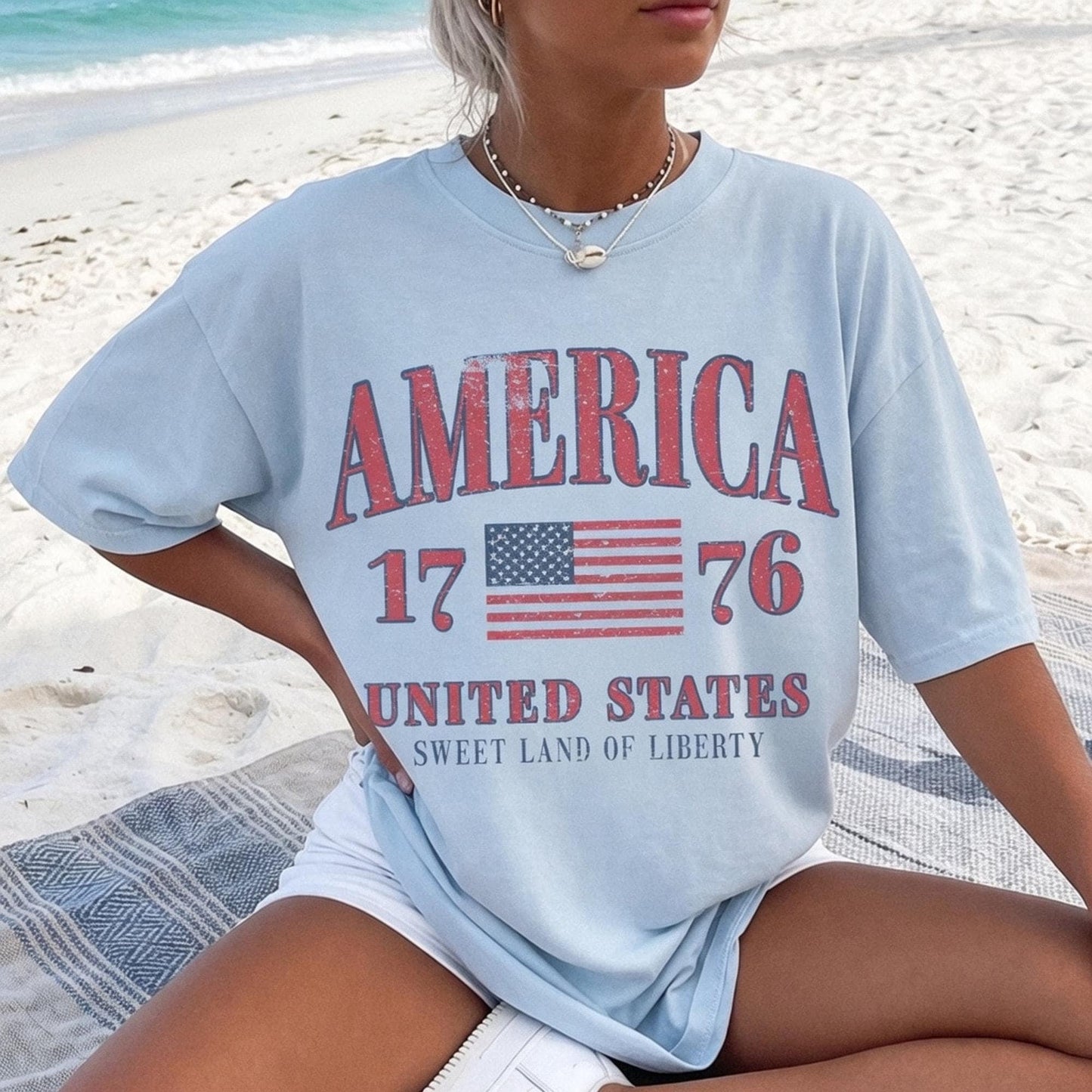 Retro America 4th of July Shirt