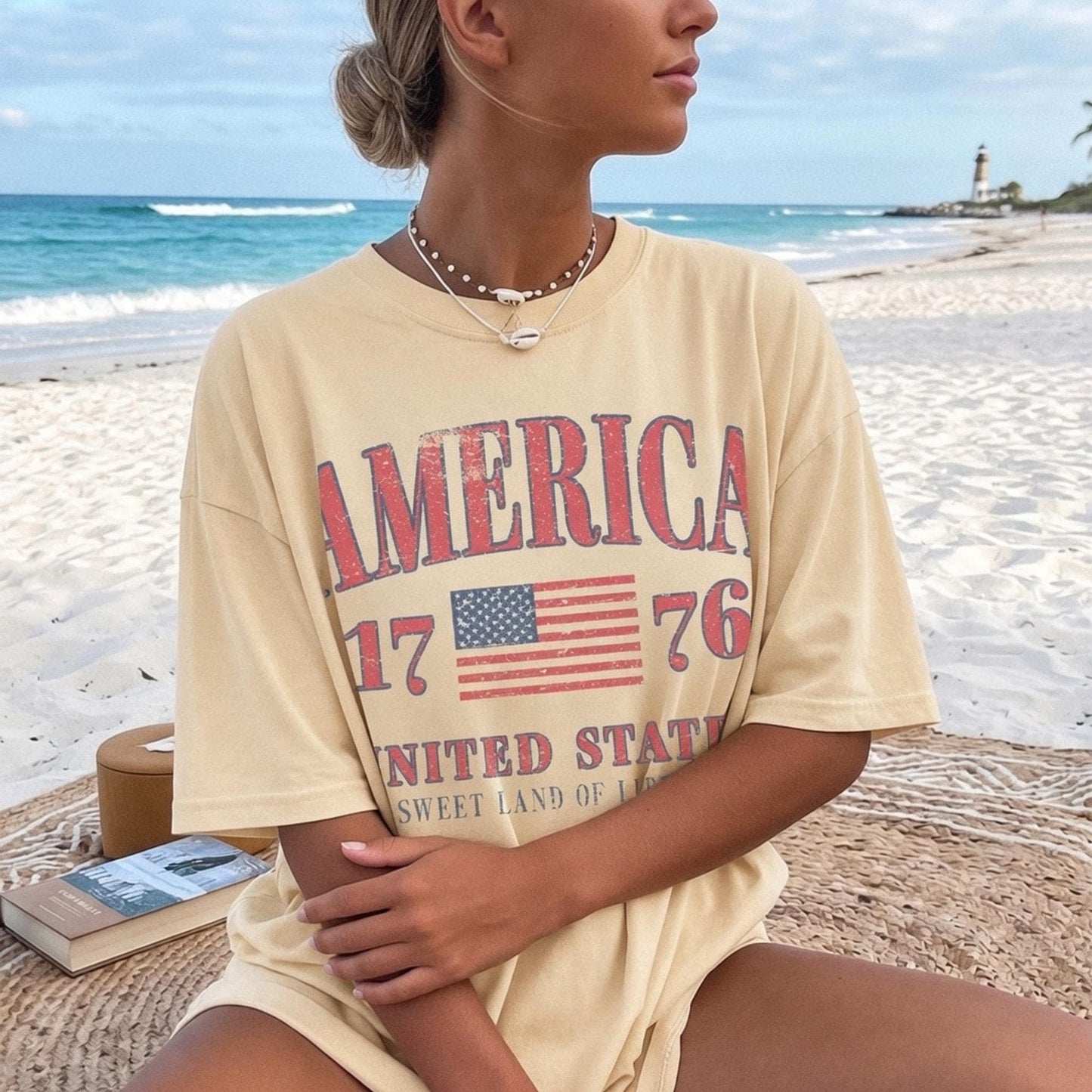 Retro America 4th of July Shirt
