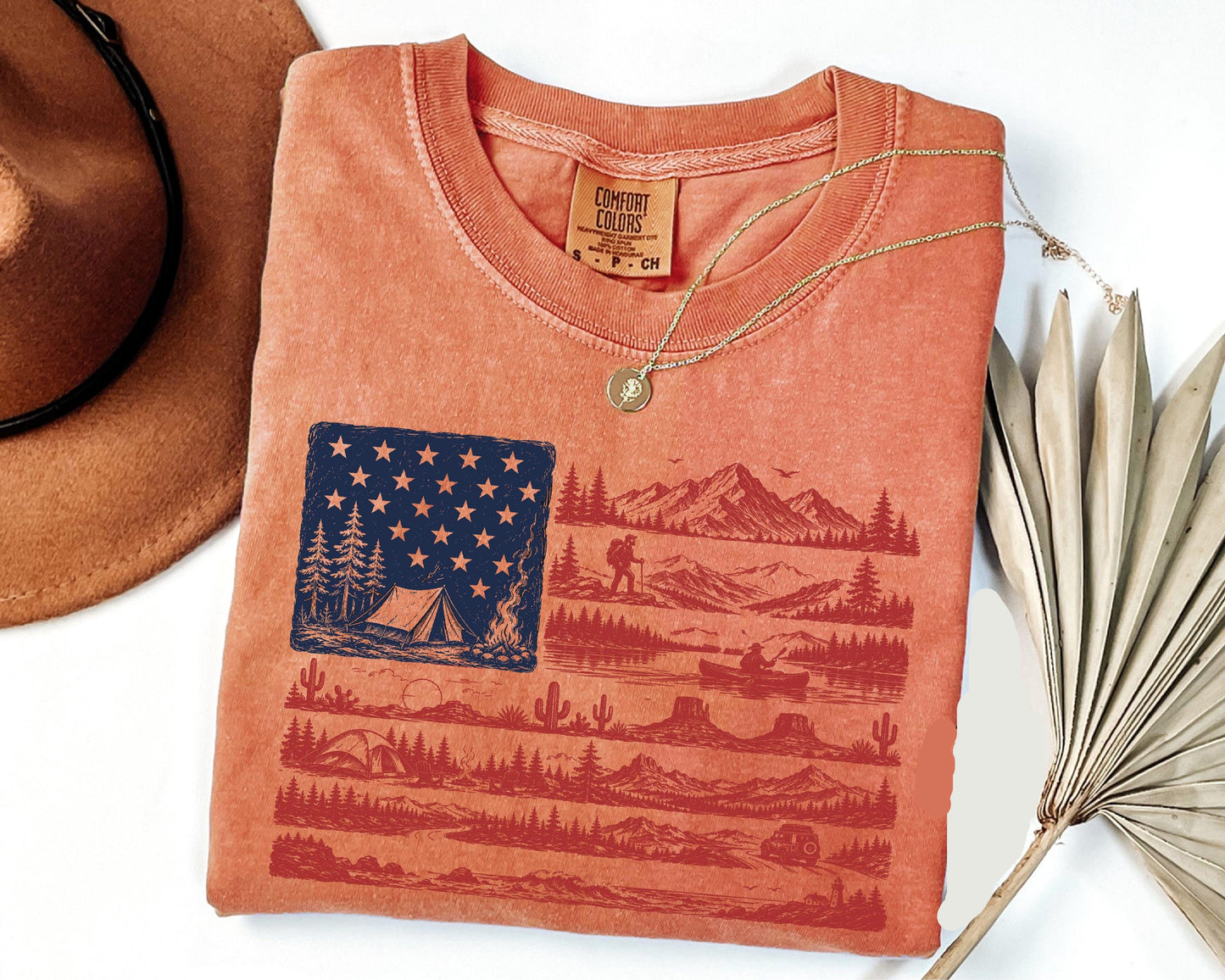 National Parks American Flag Shirt