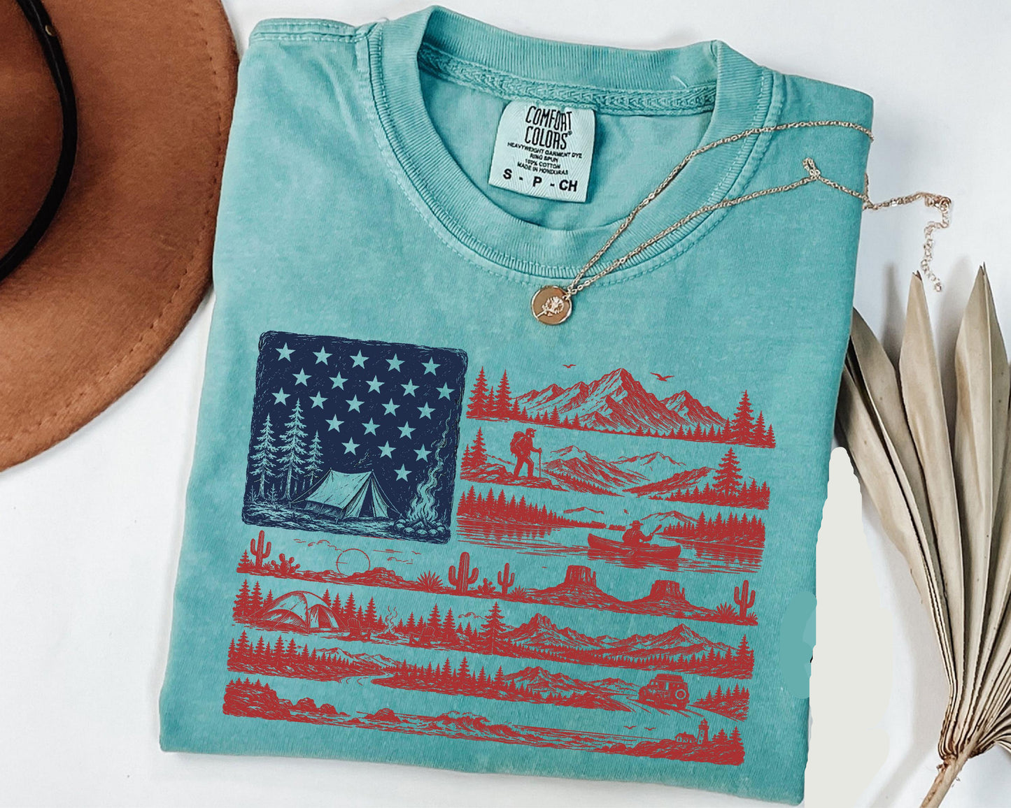 National Parks American Flag Shirt